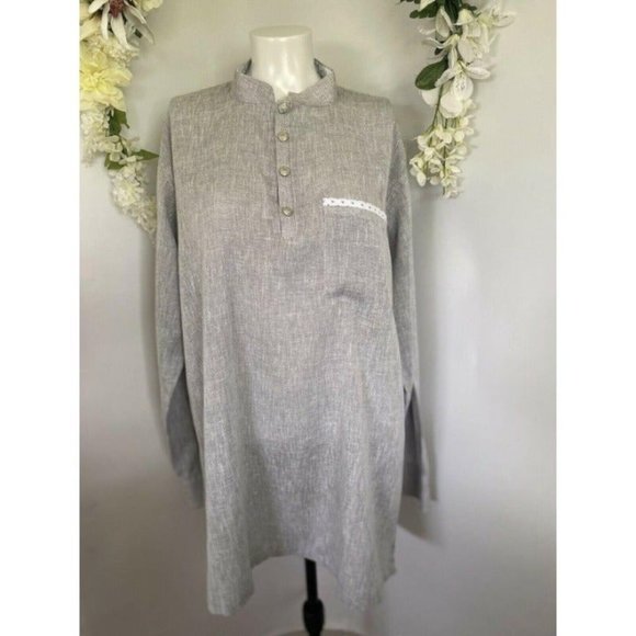 Vintage Anand‎ Woven Tunic Top Jacket L/X - Picture 10 of 10